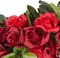 4 Pack(28.8 Ft) Artificial Flower Garland Silk Rose Flower Vines (Red) 4"D x 4"W x 86"H